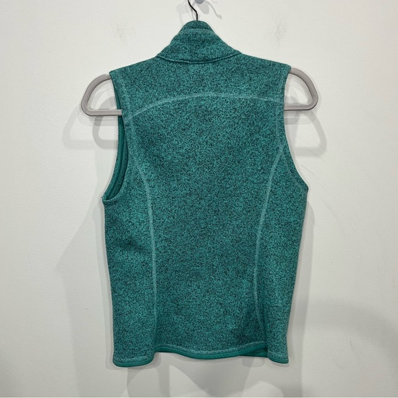 Patagonia Turquoise Better Sweater Vest Women’s Size S Pockets Full Zip Outdoor - Picture 2 of 5